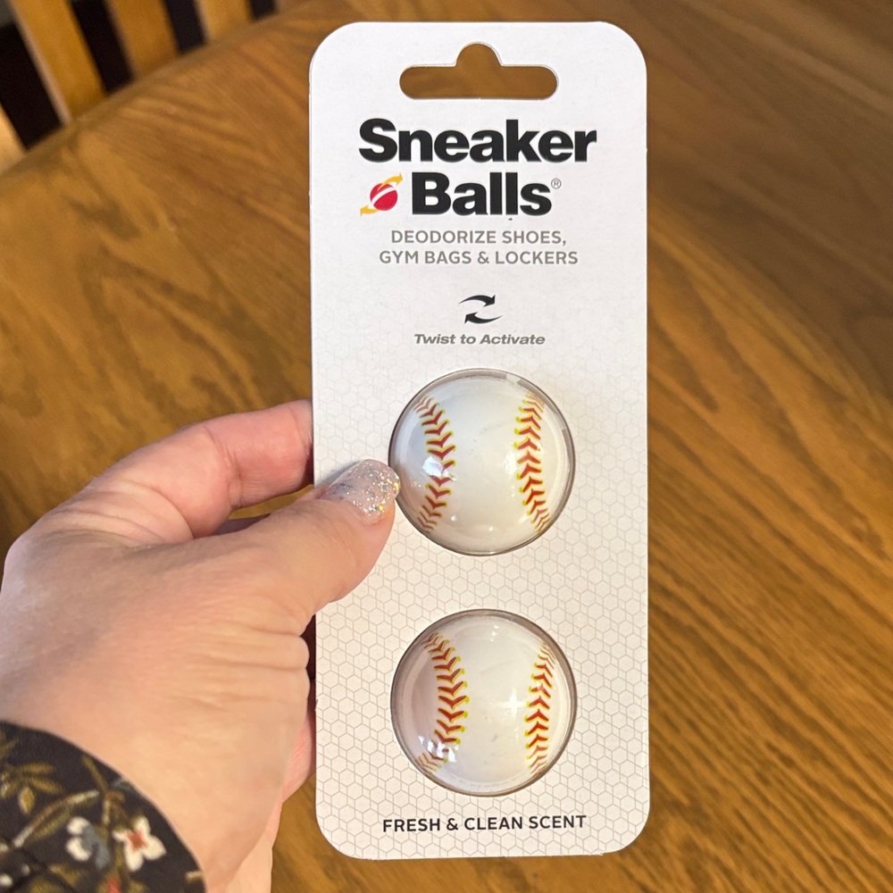 Sneaker balls White Deodorizer for Shoes and Gym Bags
